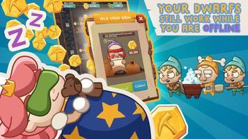 Idle Miner Dwarfs: Gold Tycoon تصوير الشاشة 1