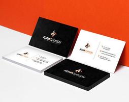 Business Card Design -Free Business Card Templates Affiche