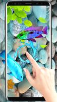 3D Live Fish HD Cool Wallpaper 2019 - Koi Pond Affiche