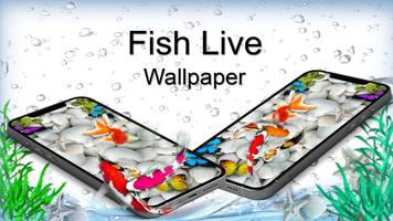 1 Schermata Koi Fish Live Wallpaper