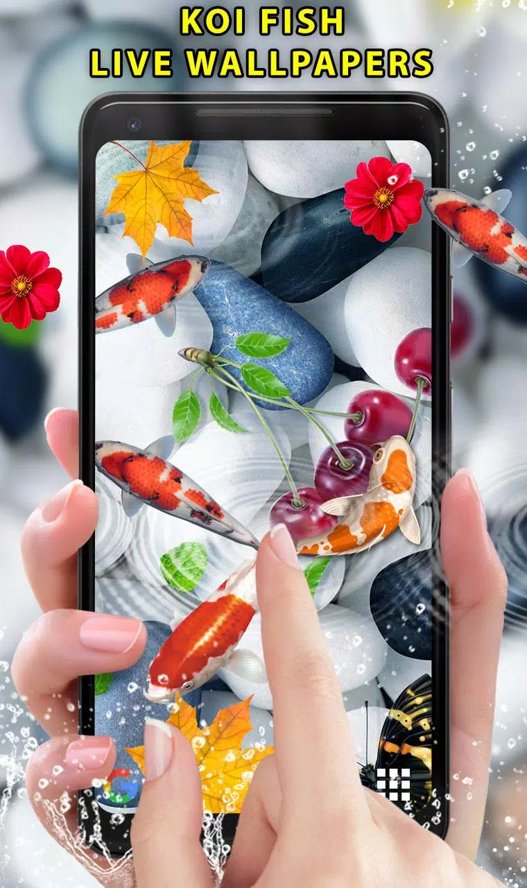 Android 用の 恋の魚ライブ壁紙hd 3d動く魚 Apk をダウンロード