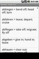 German Verbs Pro screenshot 3