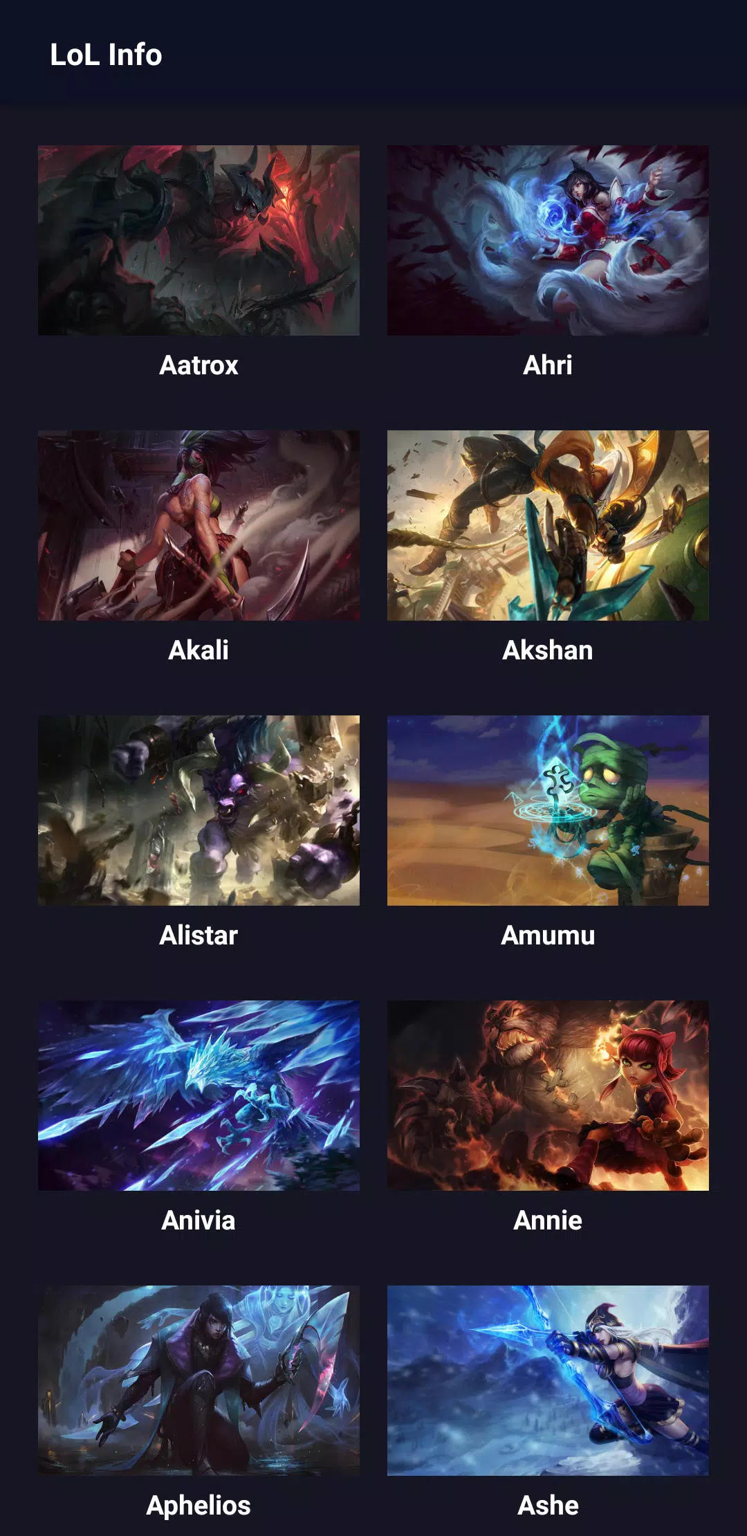 Champions of League of Legends - LoL Champions for Android - APK Download