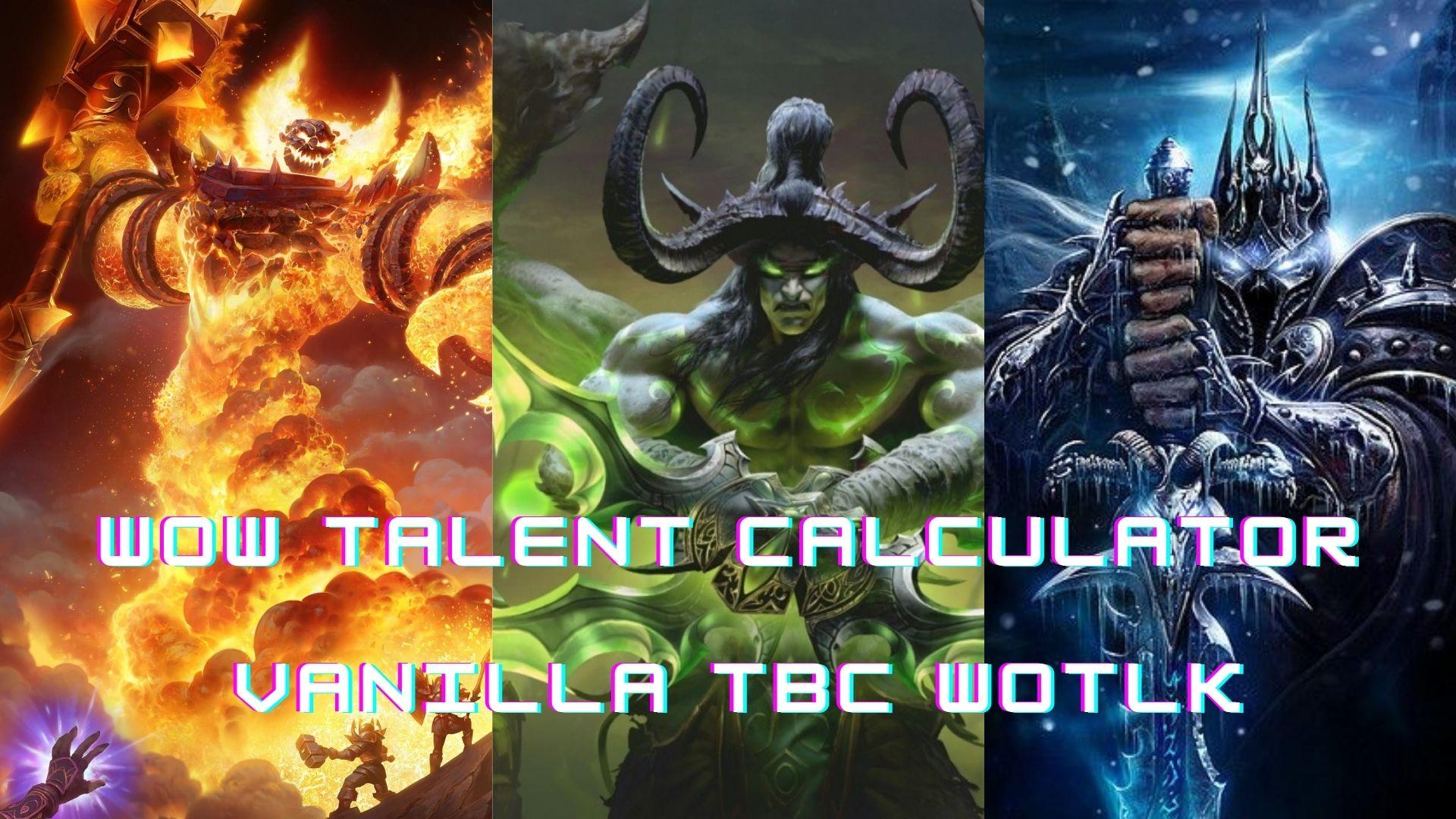 WoW Classic TBC Wotlk Vanilla Talent Calculator APK for Android Download