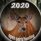 deer hunter 3d-wild animal forest hunting shooting آئیکن