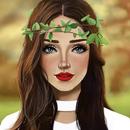 ملصقات بنات جيرلي كيوت APK