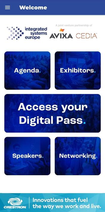 ISE 2022–The official show app poster