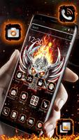 Fire angel skull theme ภาพหน้าจอ 2