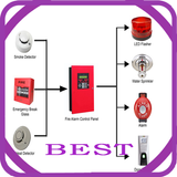 fire alarm system wiring diagram icon