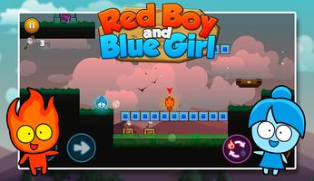 Red boy and Blue girl - Forest Temple Maze capture d'écran 3