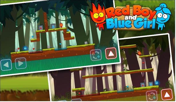 Red Boy And Blue Girl In Forest Temple Maze Apk Game Free