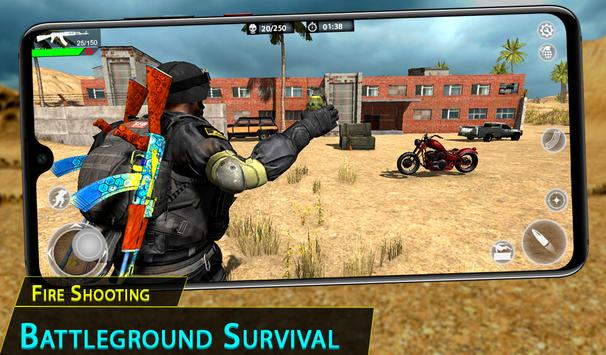 Fire Battleground Survival Shooting Squad Games screenshot 9