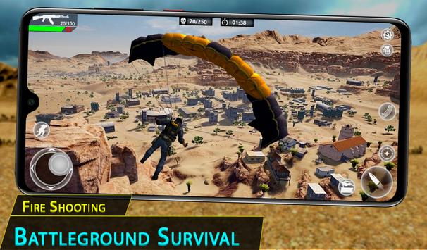 Fire Battleground Survival Shooting Squad Games screenshot 10