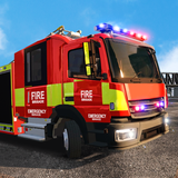 911 Fire Truck Rescue Driver emergência loucura 3D: jogo de missão