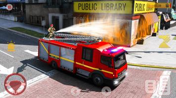 Jogos de resgate de bombeiros Cartaz