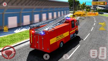 消防車のゲームレスキューゲーム スクリーンショット 1