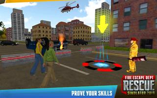 Fire Escape: Fire Department Rescue Simulator 2019 screenshot 2