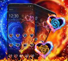 Fire Heart Theme screenshot 1