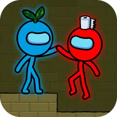 Red and Blue Stickman : Animat XAPK download