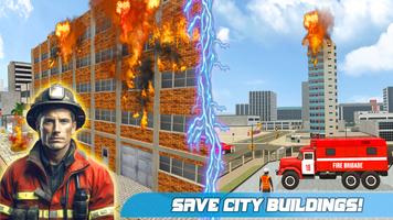 Fire Truck Rescue Simulator capture d'écran 2