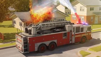 Fire Truck Driving Simulator 3 capture d'écran 1