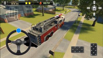 Fire Truck Driving Simulator 3 capture d'écran 2