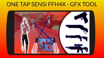 One Tap Sensi FFH4X - GFX Tool Cartaz