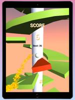 برنامه‌نما Fireball 3D - Run & Jump on the helix road عکس از صفحه