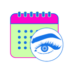 Eyelash Tech Appointment App आइकन