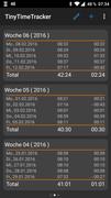 Zeiterfassung Screenshot 1