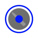 Bolas Azul: botão de truque icon