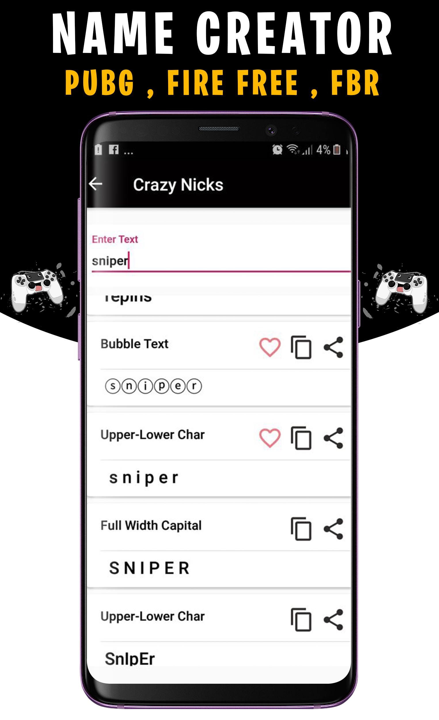 Name Creator For Free Fire Nickname Generator For Android Apk