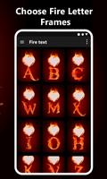 Fire text photo: Flaming Text Ekran Görüntüsü 1