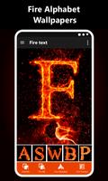 Fire text photo: Flaming Text Ekran Görüntüsü 3