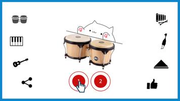 Bongo Cat Musical Instruments ภาพหน้าจอ 1