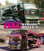 Livery Bus Full Strobo dan Ful Affiche