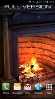 Fireplace 3D FREE lwp تصوير الشاشة 1