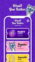 Would You Rather Party Game โปสเตอร์