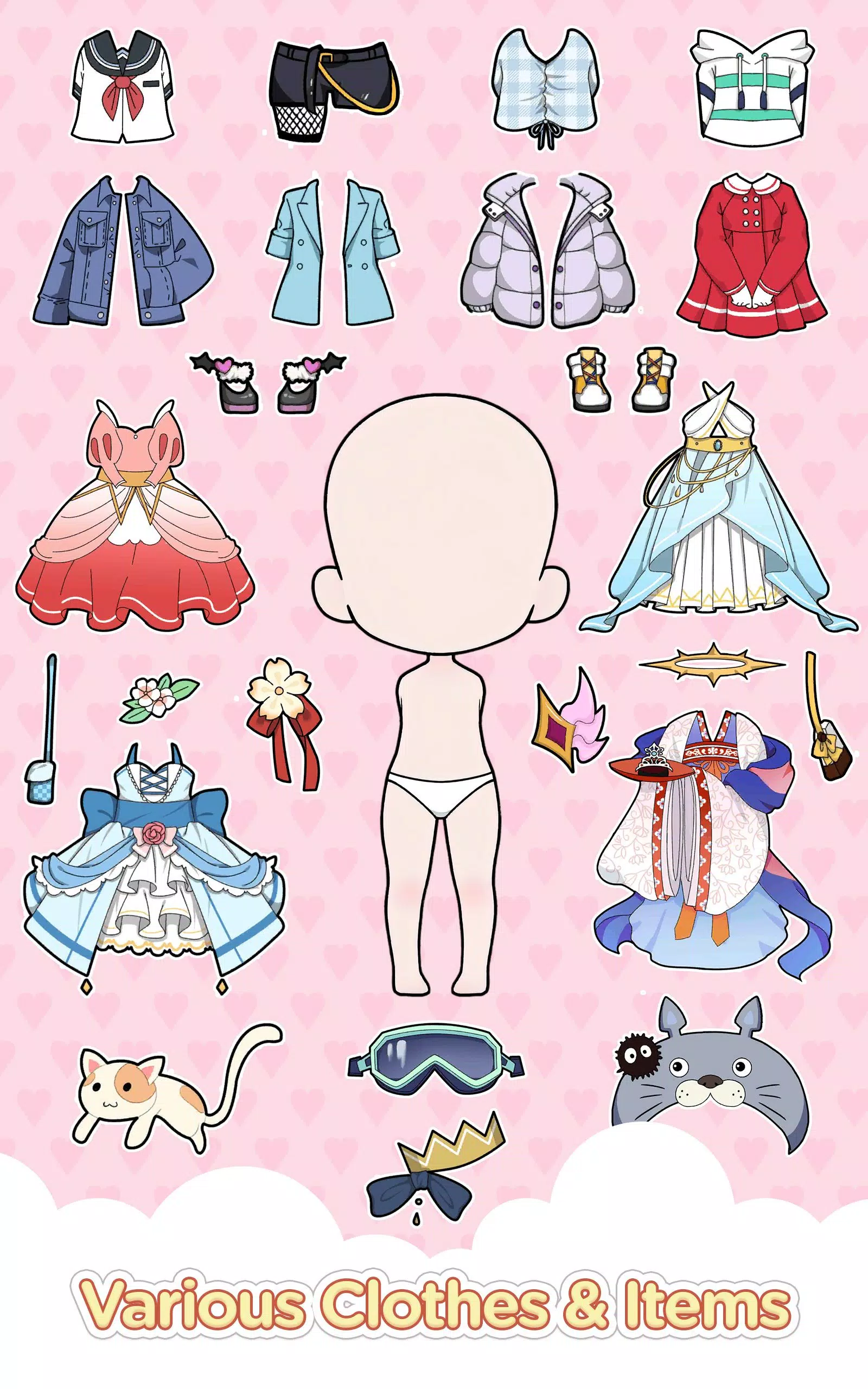 Doll Dress Up Game - Avatar Maker & Chibi Girl APK for Android ...