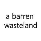 a barren wasteland - text rpg icon