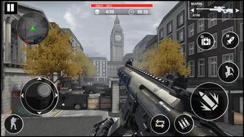 युद्ध वाला गेम बंदूक शूटिंग पोस्टर