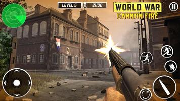 World War Cannon War Games اسکرین شاٹ 1