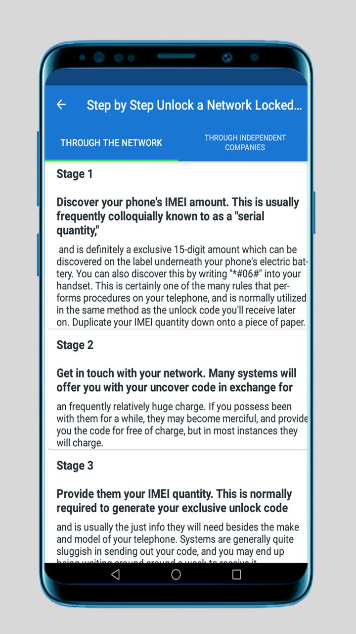 Guide For Mobile Network Unlock for Android - APK Download