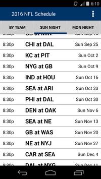2020 Football Schedule (NFL) 截图 1