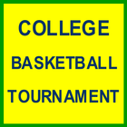 College Basketball Tournament Zeichen