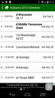 2019 College Football Schedule اسکرین شاٹ 3