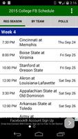 2019 College Football Schedule Cartaz