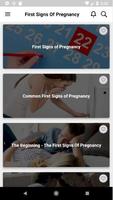 First Signs Of Pregnancy Affiche