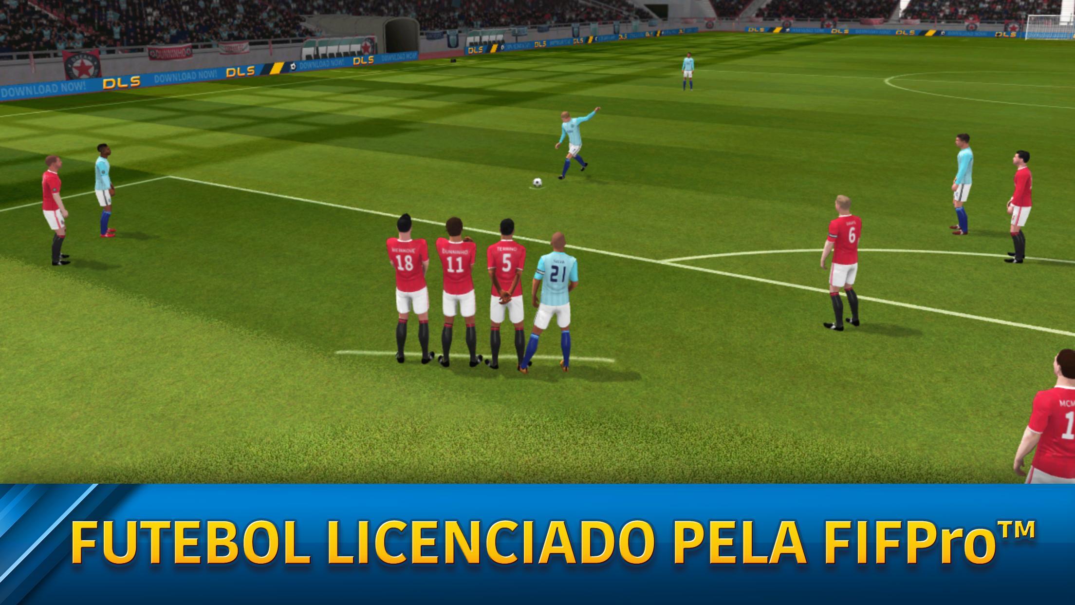 Jogue Agora!? DLS 23 Offline/ Dream League Soccer 2023 Com Dinheiro infinito  (Mod DLS 19) 