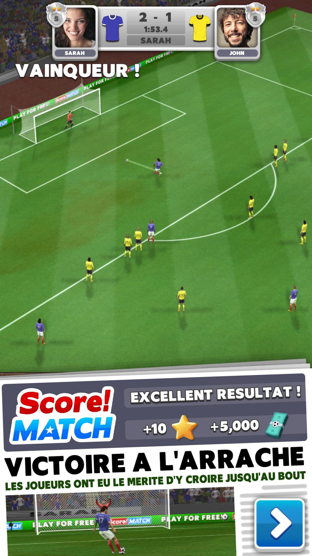 Score! Match pour Android - Téléchargez l'APK